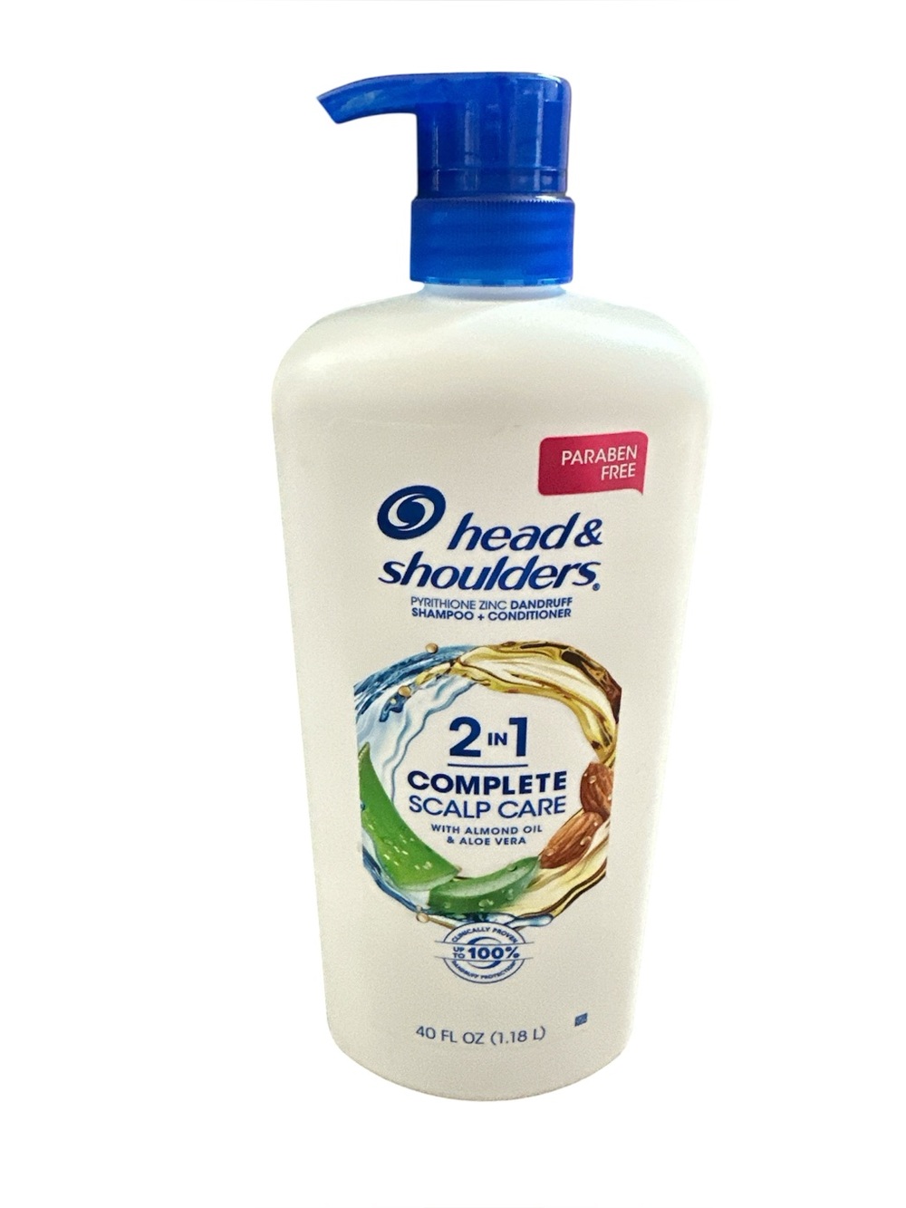 2-in-1 Complete Scalp Care Shampoo & Conditioner - White/Blue